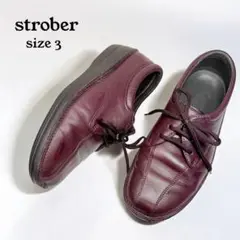 【美品】strober ストロバー　ローカットシューズ（22.5）本革　革靴