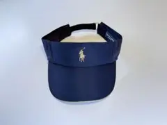 ラルフローレン　ネイビー サンバイザー