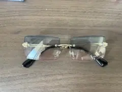 リムレス メガネ y2k