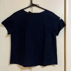 トゥモローランド　Tシャツ　ネイビー　リボン　38 綿100%