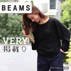 春先にも!ふんわり暖かアンゴラ混クルーネックルーズスリーブニット ブラック