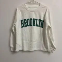 ⭐︎美品⭐︎ホワイト BROOKLYN 薄手トレーナー