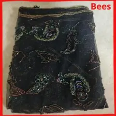 ビーズ刺繍 ストール