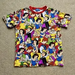 白雪姫　総柄TシャツSサイズ