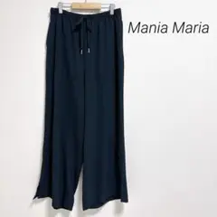 Mania Maria ワイドパンツ　フレアパンツ　夏素材　LL 大きいサイズ