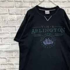 USA製90sヴィンテージTシャツ！シングルステッチ　ブラック半袖古着XL27