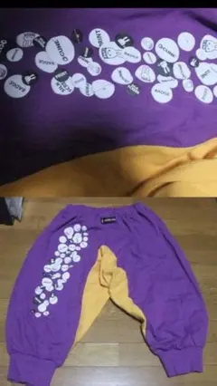 新品 cune キューン うさぎいっぱい スウェット生地 ハーフパンツ 2