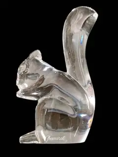 Baccarat バカラ フィギュリン リス 動物 置物 金運 インテリア