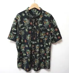 RVCA ドラゴン 総柄シャツ ルーカ アロハシャツ