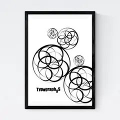 【タイムセール】TYPOGRAPHYS アートポスター（A4サイズ）#33