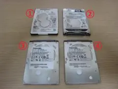 【2.5インチHDD 】(320GB×2、500GB×2）4個セット