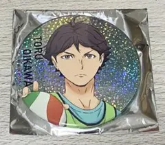 ハイキュー ホログラム キャラバッジ コレクション 缶バッジ サーブ 及川徹
