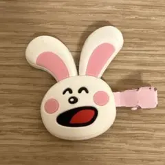 たべっ子どうぶつ うさぎ 前髪クリップ ヘアピン ヘアクリップ