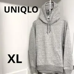 UNIQLO 長袖　パーカ　グレー　XL
