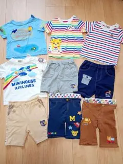 ミキハウス 80センチ 9着セット ズボン Tシャツ