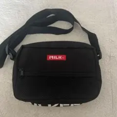 MILK FED ブラックショルダーバッグ