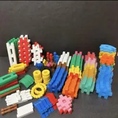 【連休前特別価格】大容量セット 学研 ニューブロック 157ピース 人形含む