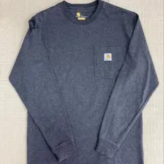 古着！　　カーハート　ポケットTシャツ　　ロンT Sサイズ　グレー