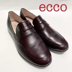ecco エコー レザーローファー サイズ37 学生さんにも
