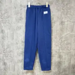 【美品】matsuura トラックパンツ ジャージ ブルー ゴムウエスト W60