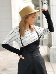 新品 eimy istoire♡レタリング♡ニット♡