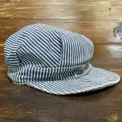 ヴィンテージ品　ヒッコリー ワークキャップ アメカジ USA 輸入品 ストライプ