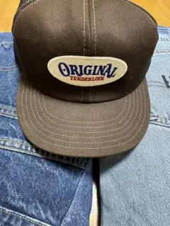 15SS キムタク着 テンダーロイン トラッカー メッシュ キャップ グレー TENDERLOIN - キムタク着 テンダーロイン トラッカー キャップ