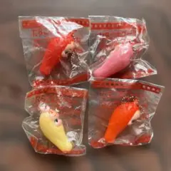 たらこキューピー　ぷにぷにマスコット　キーホルダー　全４種セット