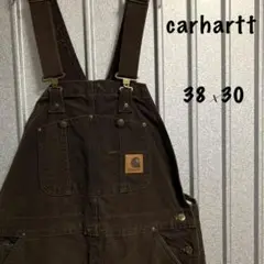 カーハート オーバーオール ダック地 海外古着 メキシコ製 ゆるダボ