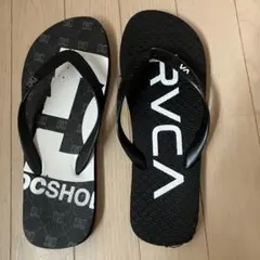 【21時までの特別セール】左右柄違い　メンズ　ビーチサンダル　Lサイズ