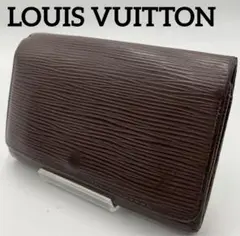 LOUIS VUITTON ルイヴィトン 折り財布 エピ L字ファスナー
