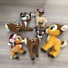 ディズニー バンビ ぬいぐるみ 5体セット