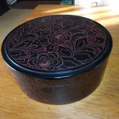 【お値下げしました！】輪島塗　蒔絵付　茶櫃　弘峰 お値下げしました！】輪島塗 蒔絵付 茶櫃 弘峰