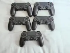 PS4 ワイヤレスコントローラー デュアルショック4 5個 ジャンク品