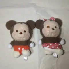 ミッキー　ミニー　ミッキー＆フレンズ ミルキーボア ぬいぐるみ　ディズニー