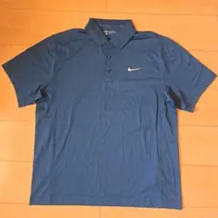 Nike ダークブルーポロシャツ XL