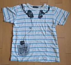 BLUE CROSS ストライプ Tシャツ キッズM