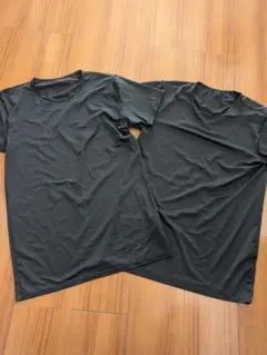 AIRism インナー　ブラック Tシャツ 2枚セット M