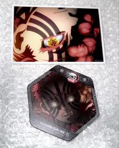 鬼滅の刃 無限城編 猗窩座 場面写ブロマイドくじ コースター