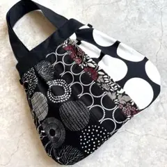 ハンドメイド グラニーバッグ トートバッグ ショルダー パッチワーク 北欧柄