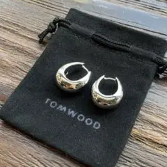 未使用!トムウッド TOM WOOD アイスフープ ピアス シルバー Mサイズ