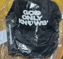 定価〜 GOD ONLY KNOWS ロゴ CAP 黒