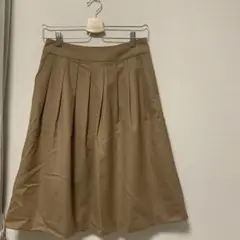 ☆新品未使用☆無印　ウール混サキソニースカート