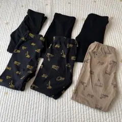 レギンス 110 【6枚セット】 H&M 西松屋 男の子 キッズ ボトム