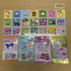 サンリオ　サンリオキャラクターズ　シール　ステッカー　セリア　キャンドゥ