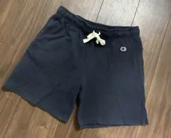ショート丈　Champion ブラック ショートパンツ L