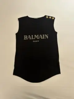 BALMAIN バルマン ブラック ノースリーブ トップス 美品
