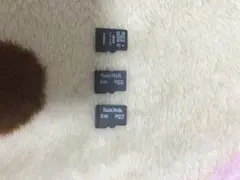 2GB microSDカード 3枚セット