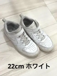 NIKE コート ボロー LOW 22cm ホームクリーニング済