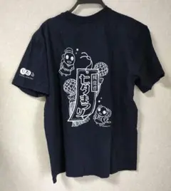 阿佐谷七夕祭り なみすけプリント　Tシャツ　 ネイビー　Ｌ　折込チラシ付き❢